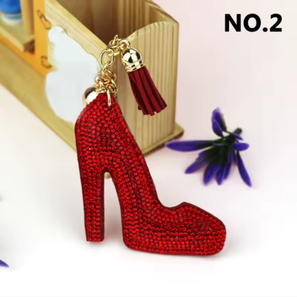 Rhinestones High Heel Keychain/Charm👠👠